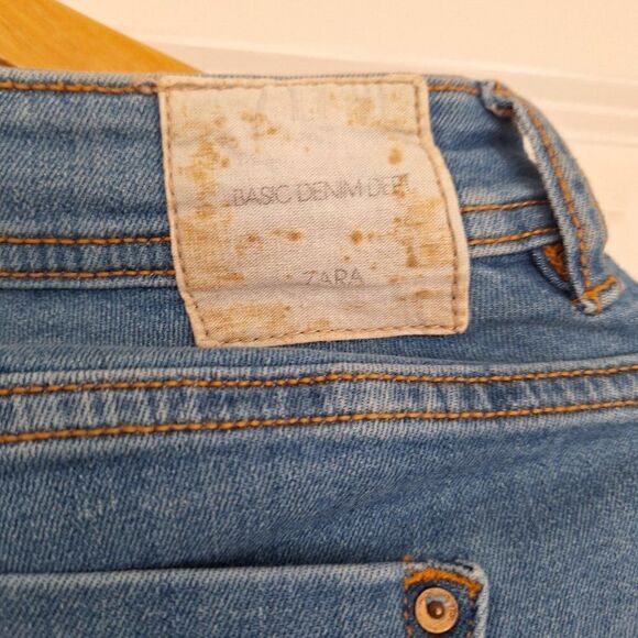 Zara Basic Z 1975 Denim - Size 6 (Blue , 27-inch Inseam) - Picture 5 of 9
